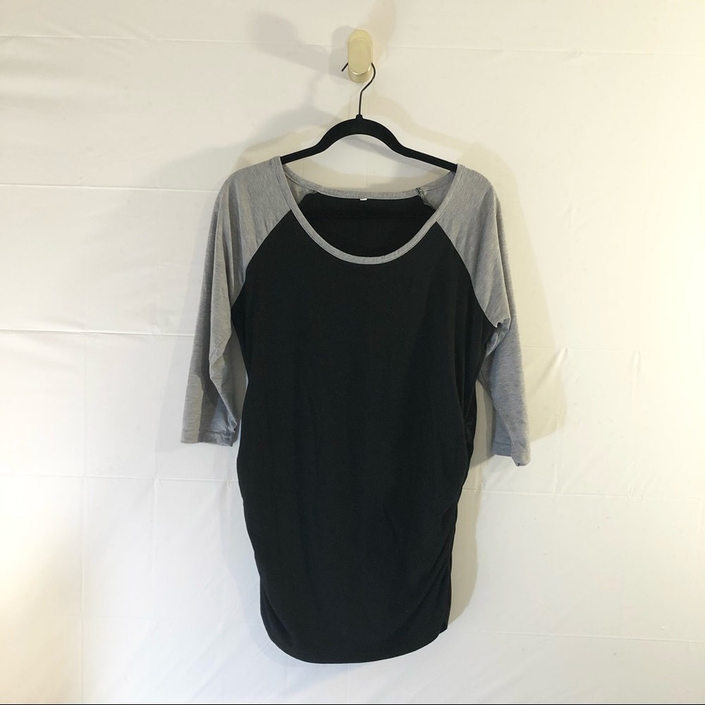 Raglan maternity shirt